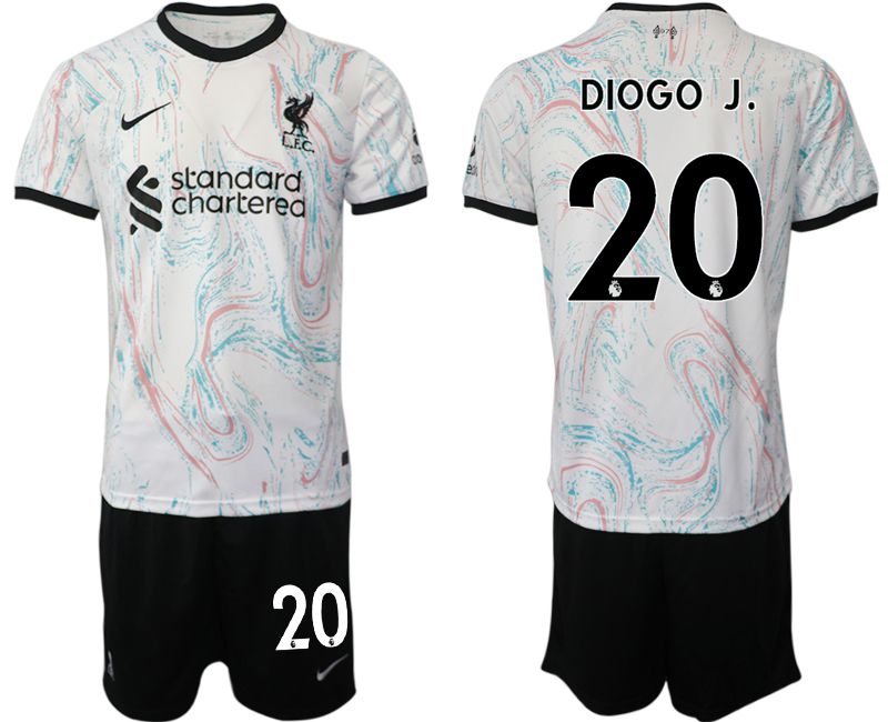 Men 2022-2023 Club Liverpool away white #20 Soccer Jersey
